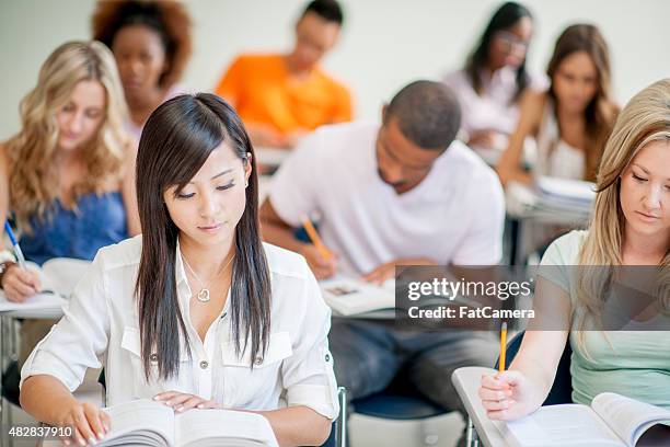 diverse group of college students - participant stock pictures, royalty-free photos & images