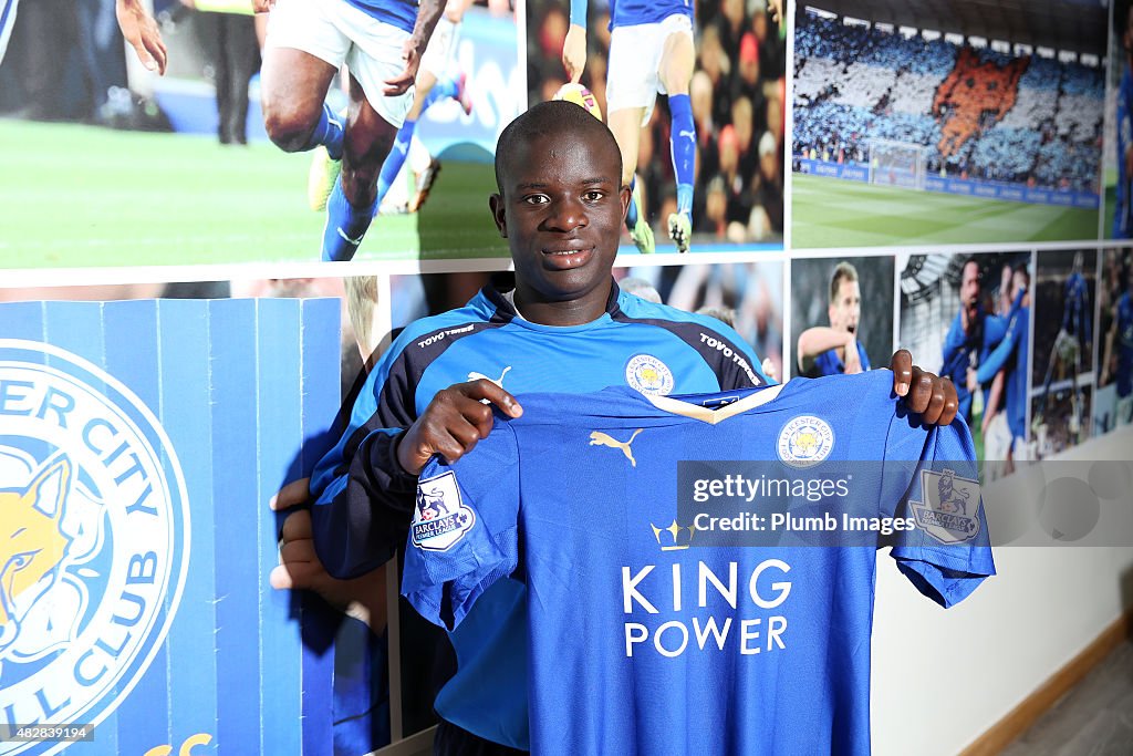 Leicester City Unveil New Signing N'Golo Kante