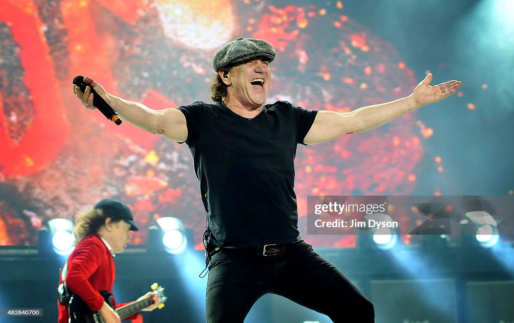 AC/DC Perform At Wembley Stadium