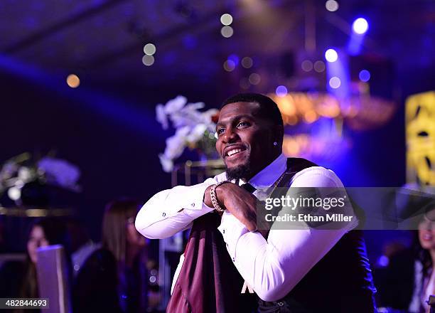 Dallas Cowboys wide receiver Dez Bryant attends the 13th annual Michael Jordan Celebrity Invitational gala at the ARIA Resort & Casino at CityCenter...