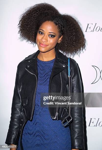 Kilo Kish attends Tallulah Willis and Mallory Llewellyn celebrate the launch of their new fashion blog "The Clothing Coven" at Elodie K. On April 4,...