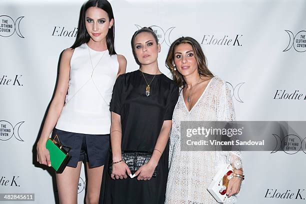 Bloggers Mallory Llewellyn and Tallulah Willis and Elodie K. Attend Tallulah Willis and Mallory Llewellyn celebrate the launch of their new fashion...