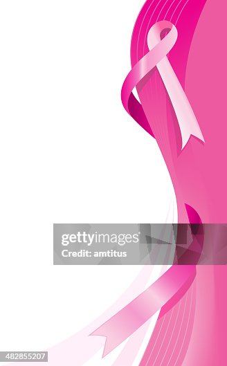 Pink Ribbon Background High-Res Vector Graphic - Getty Images