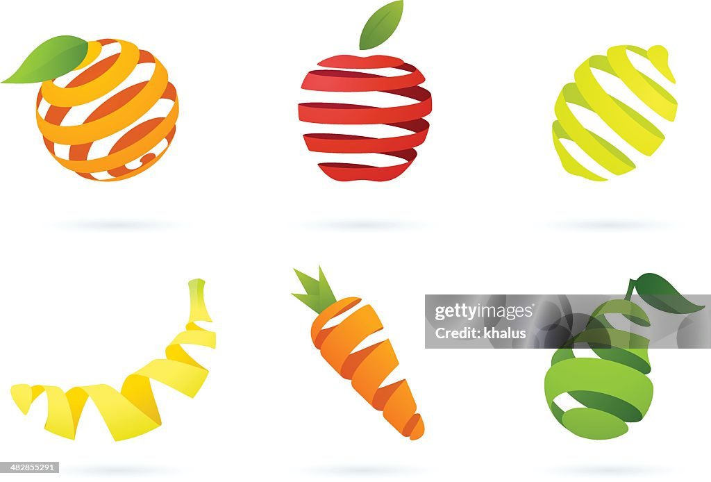 Striped fruits