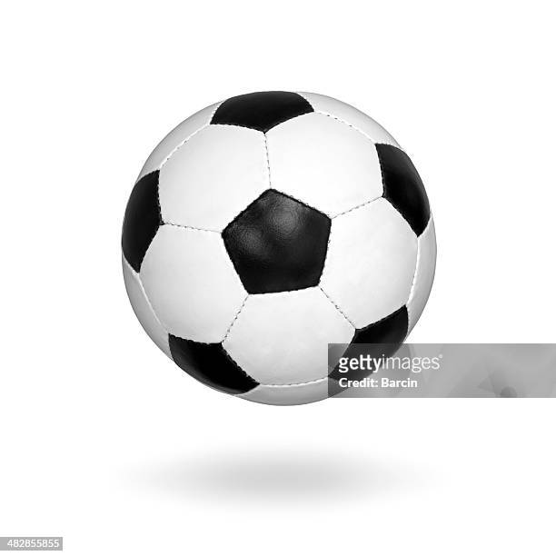 soccer ball - ball of wool stockfoto's en -beelden