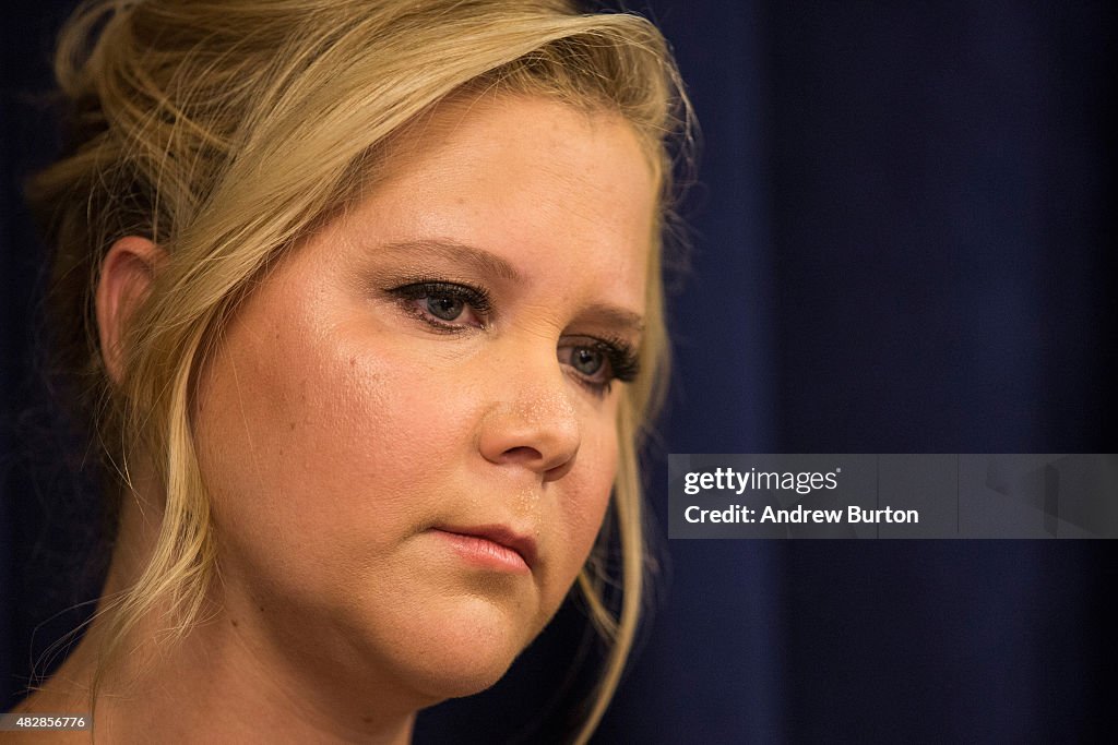 Sen. Chuck Schumer And Amy Schumer Hold Joint Press Conf. On Combating Gun Violence