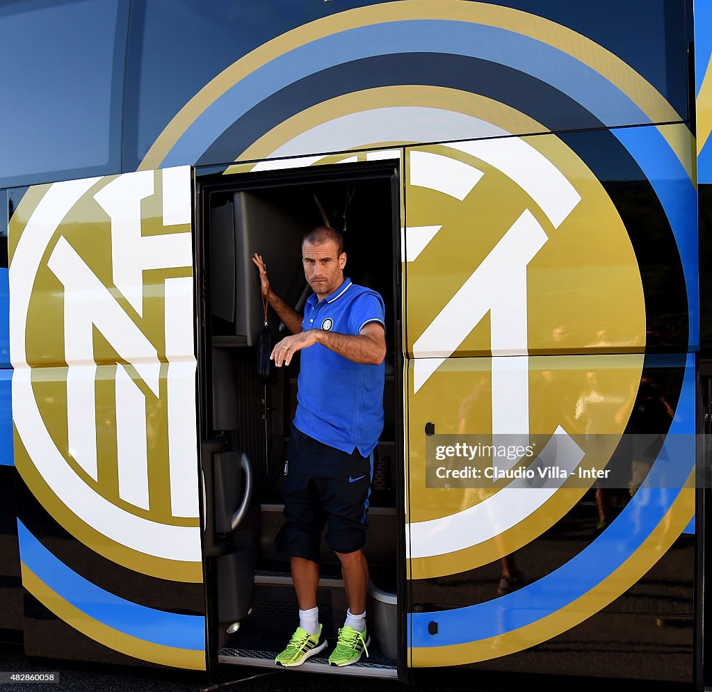 FC Internazionale Training Session In Brunico