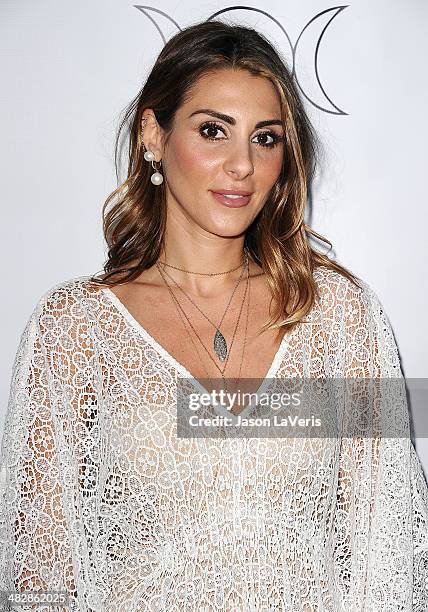 Jewelry designer Elodie Khayat attends the launch of "The Clothing Coven" at Elodie K. On April 4, 2014 in West Hollywood, California.