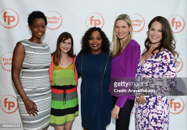 Tomiko Fraser Hines, Kellie Martin, Cocoa Brown, Catherine McCord and Dr. Zelana Montminy attend the Fertility Planit - LA 2014 at UCLA Carnesale...