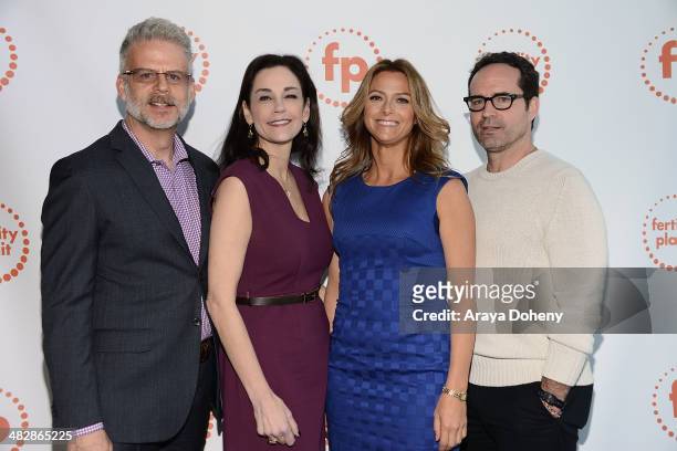 Fred Silberberg, Allison Hope Weiner, Rachel Hope and Jason Patric attend Fertility Planit - LA 2014 at UCLA Carnesale Commons on April 4, 2014 in...