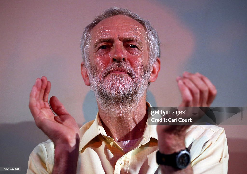 Jeremy Corbyn And Ken Livingstone Attend A Labour Leadership Rally