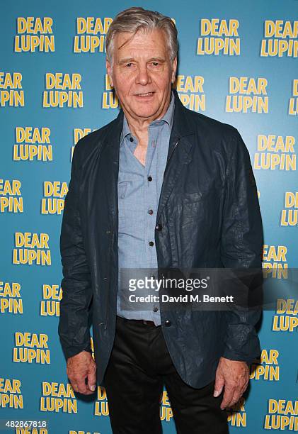 Cast member James Fox attends an after party following the press night performance of "Dear Lupin" at the Ham Yard Hotel on August 3, 2015 in London,...