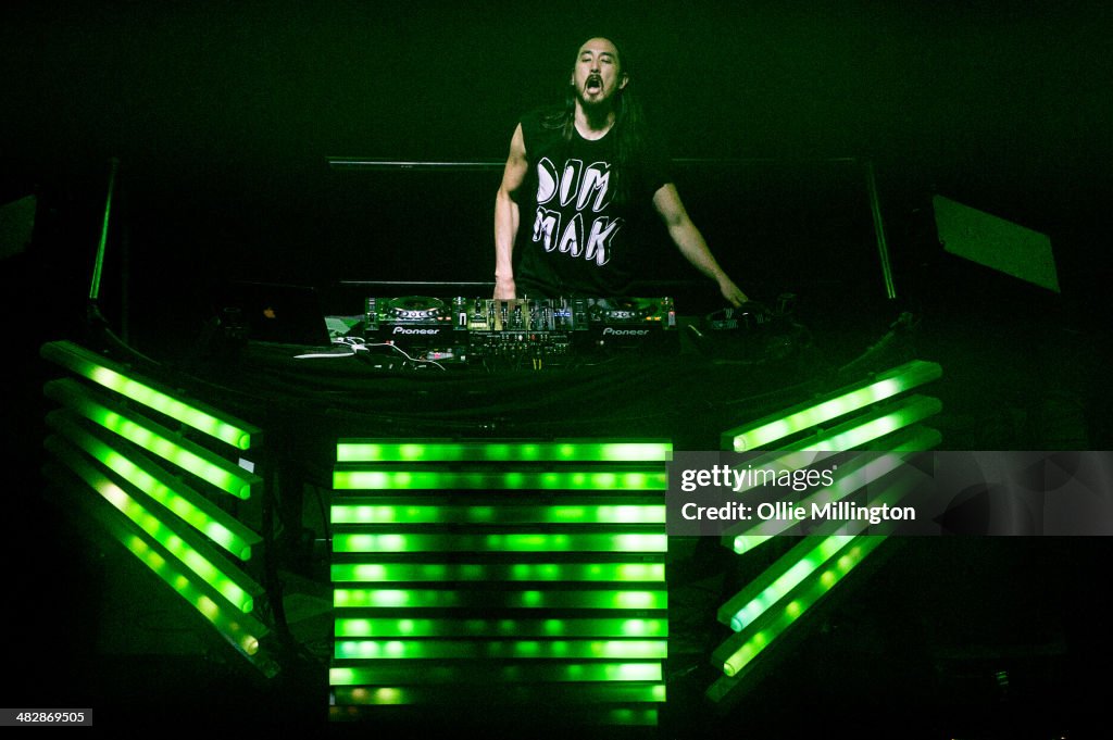 Steve Aoki Performs At Brixton Academy