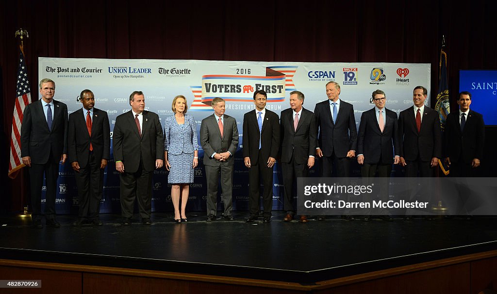 GOP Candidates Square Off At Voters First Forum In New Hampshire