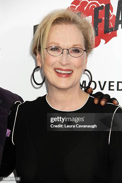 Meryl Streep attends "Ricki And The Flash" New York Premiere at AMC Lincoln Square Theater on August 3, 2015 in New York City.