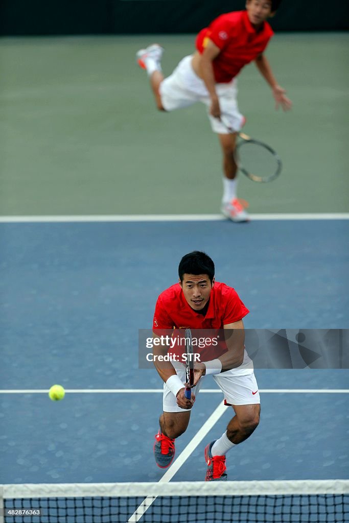 TENNIS-DAVIS-CHN-UZB