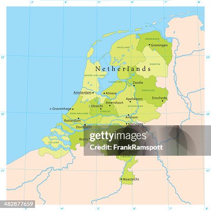 Netherlands Vector Map Netherlands Vector Map