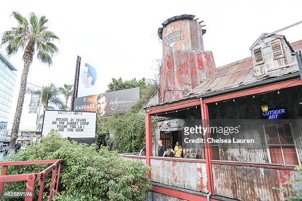 General view of the atmosphere before the Steel Panther farewell concert at House of Blues Sunset Strip on August 3, 2015 in West Hollywood,...