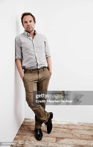 Actor Norbert Leo Butz from PBS's 'Mercy Street' poses in the Getty Images Portrait Studio powered by Samsung Galaxy at the 2015 Summer TCA's at The...