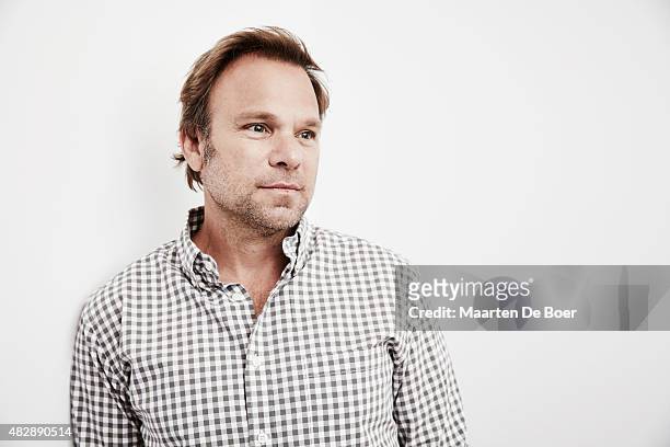 Actor Norbert Leo Butz from PBS's 'Mercy Street' poses in the Getty Images Portrait Studio powered by Samsung Galaxy at the 2015 Summer TCA's at The...