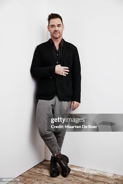 Actor Marton Csokas of AMC's 'Into the Badlands' poses in the Getty Images Portrait Studio powered by Samsung Galaxy at the 2015 Summer TCA's at The...