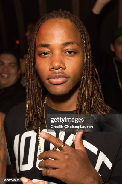 Actor Leon Thomas III attends Christian Casey Combs' 16th birthday party at 1OAK on April 4, 2014 in West Hollywood, California.