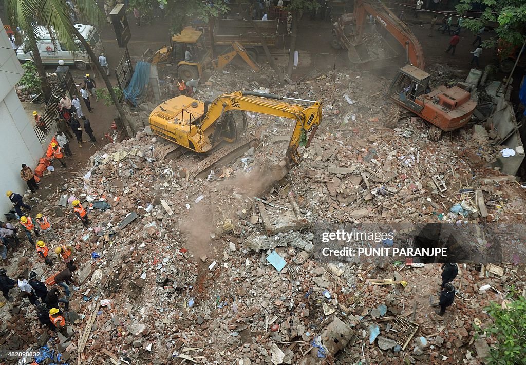 INDIA-ACCIDENT-BUILDING