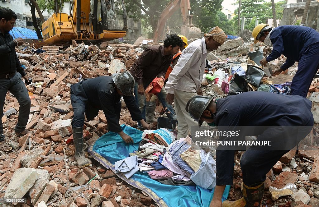 INDIA-ACCIDENT-BUILDING