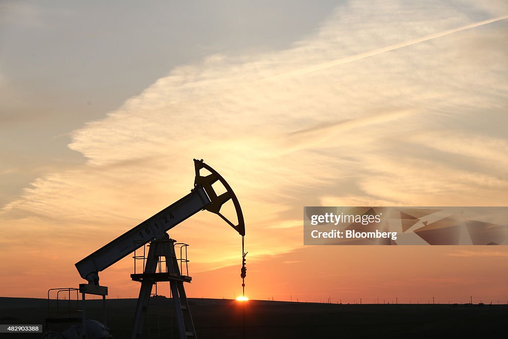Russian Oil Drilling And Pumping Operations At Tatneft OAO Oilfield