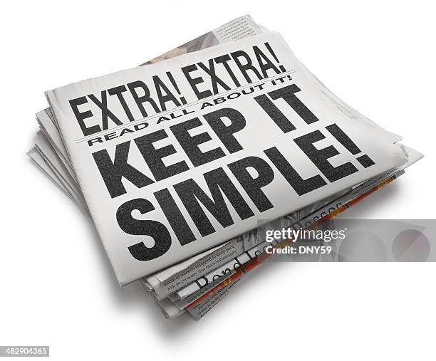 keep it simple - keep it simple stock pictures, royalty-free photos & images