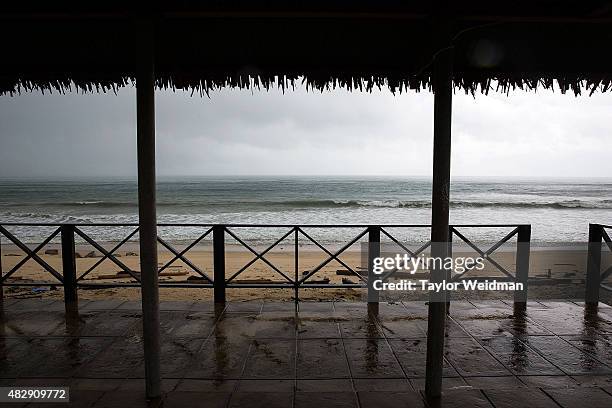 View of the beach where the Dawei deep sea port is planned to be built on August 2, 2015 in Nabule, Myanmar. The controversial, multi-billion dollar...
