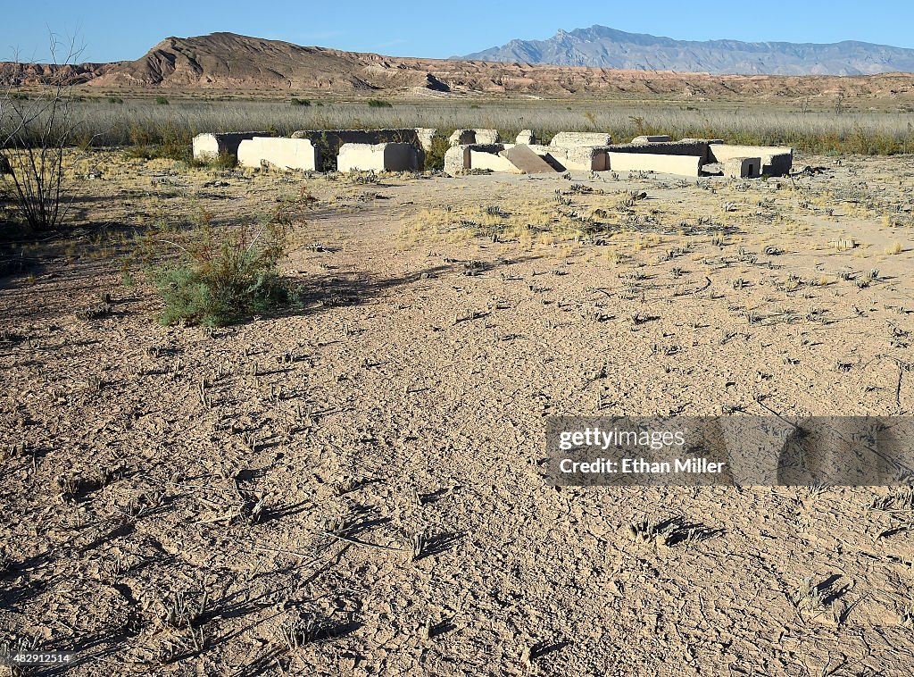 St. Thomas Ghost Town In Lake Mead Remains Exposed As Drought Continues