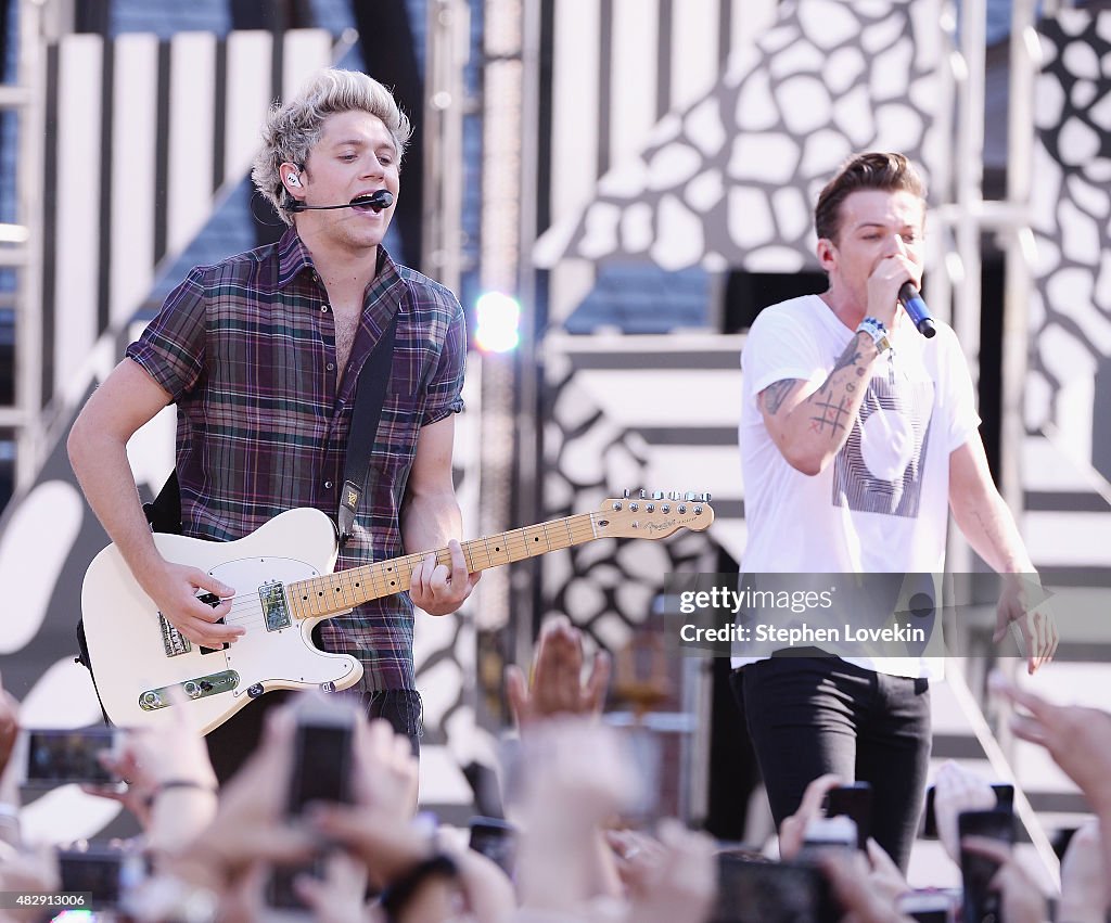 One Direction Performs On ABC's "Good Morning America"