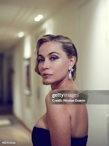 Actress Emmanuelle Beart is photographed on May 15, 2015 in Cannes, France.