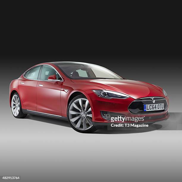 Tesla Model S electric car, taken on January 22, 2015.