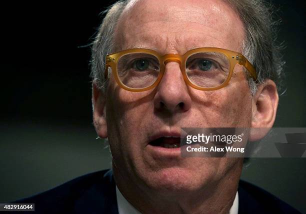 President of the Council on Foreign Relations and former director of policy planning at the State Department Richard Haass testifies during a hearing...