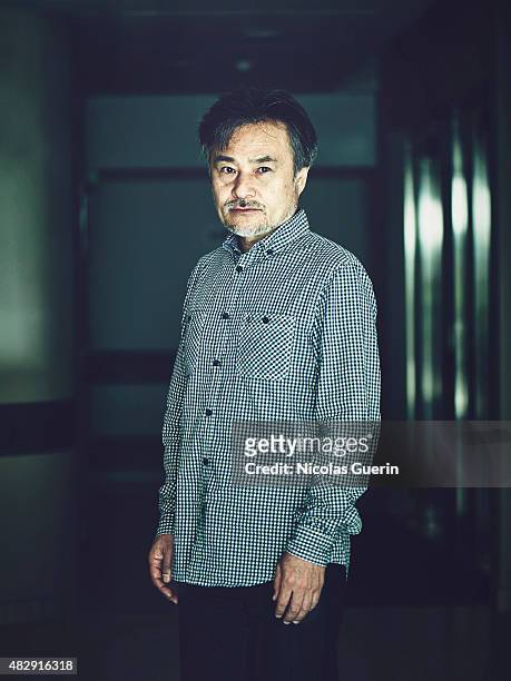 Film director Kiyoshi Kurosawa is photographed on May 18, 2015 in Cannes, France.