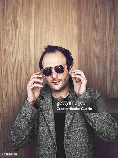 Actor and film director Vincent Macaigne is photographed on May 18, 2015 in Cannes, France.