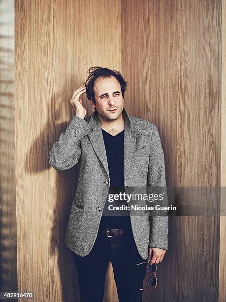 Actor and film director Vincent Macaigne is photographed on May 18, 2015 in Cannes, France.