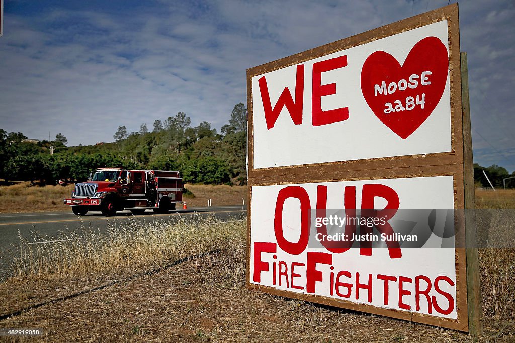 Rocky Fire Expands To 65,000 Acres In Drought-Ridden Northern California