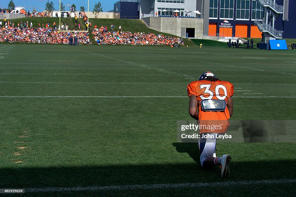 Denver Broncos training camp at Dove Valley