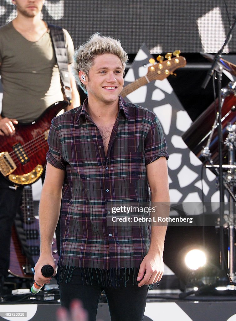 One Direction Performs On ABC's "Good Morning America"