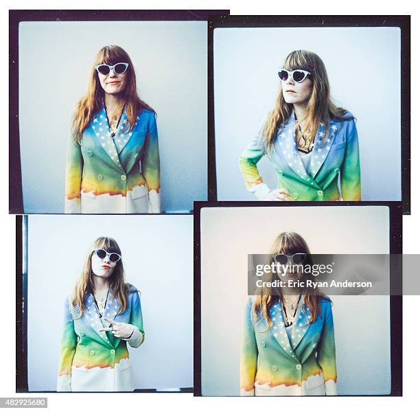 Musician Jenny Lewis is photographed on polaroid film for Billboard Magazine on June 7, 2015 in New York City.