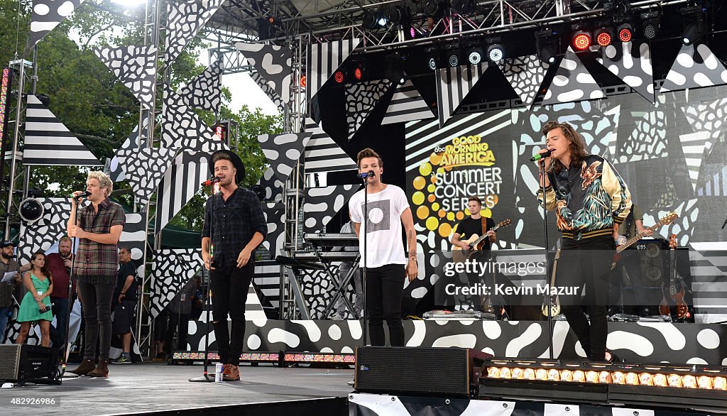 One Direction Performs On ABC's "Good Morning America"