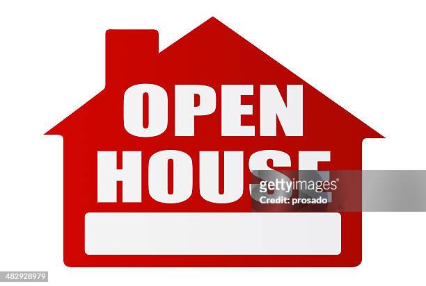 open house posting. part of our create a sign series. - open house stock pictures, royalty-free photos & images