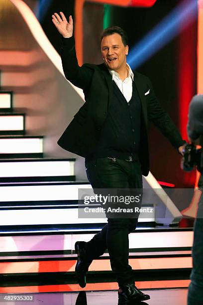 Guido Maria Kretschmer attends the 'Wetten, dass..?' tv show on April 5, 2014 in Offenburg, Germany.