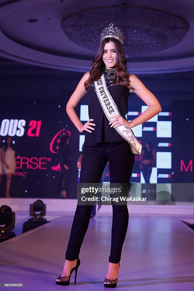 Jealous 21 Launches Miss Universe Collection With Miss Universe 2014 Paulina Vega