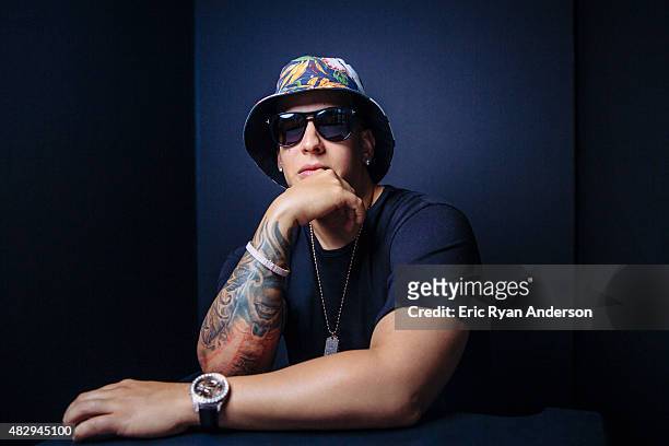 Daddy Yankee Jam poses for a portraits at the 2015 Billboard Latin Music Conference for Billboard Magazine on April 29, 2015 in Miami, Florida.