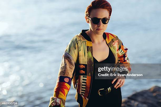 La Roux poses for a portrait for Billboard Magazine on June 6, 2014 in New York City.