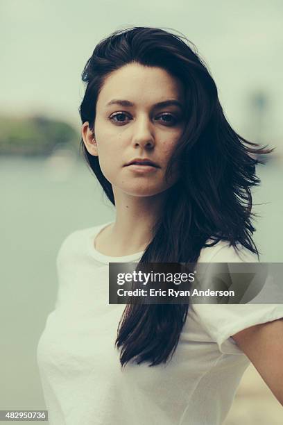 Meg Myers poses for a portrait for Billboard Magazine on June 6, 2014 in New York City.